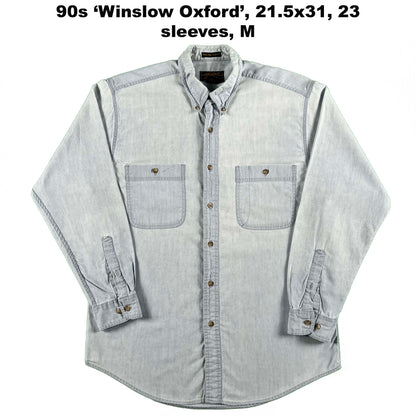 Vintage Eddie Bauer 100% Cotton Button Up Shirts- SELECT SHIRT