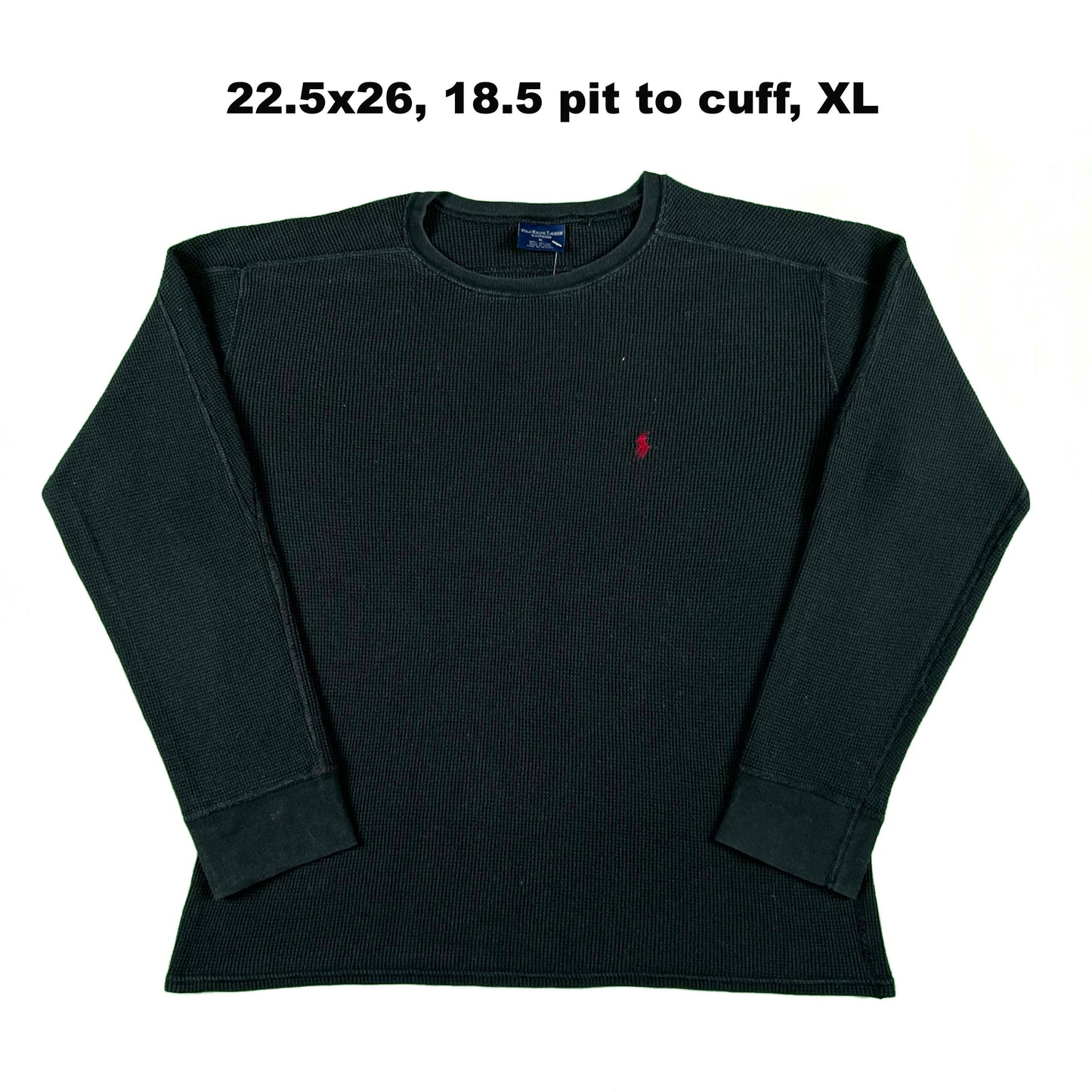 Vintage Polo Ralph Lauren Waffle Knit Thermal Shirts- SELECT SHIRT