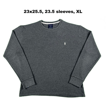 Vintage Polo Ralph Lauren Waffle Knit Thermal Shirts- SELECT SHIRT