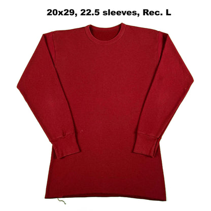 Vintage Various Colored Waffle Knit Thermals- SELECT SHIRT