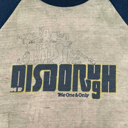80s Funky Frat Raglan Tee- S