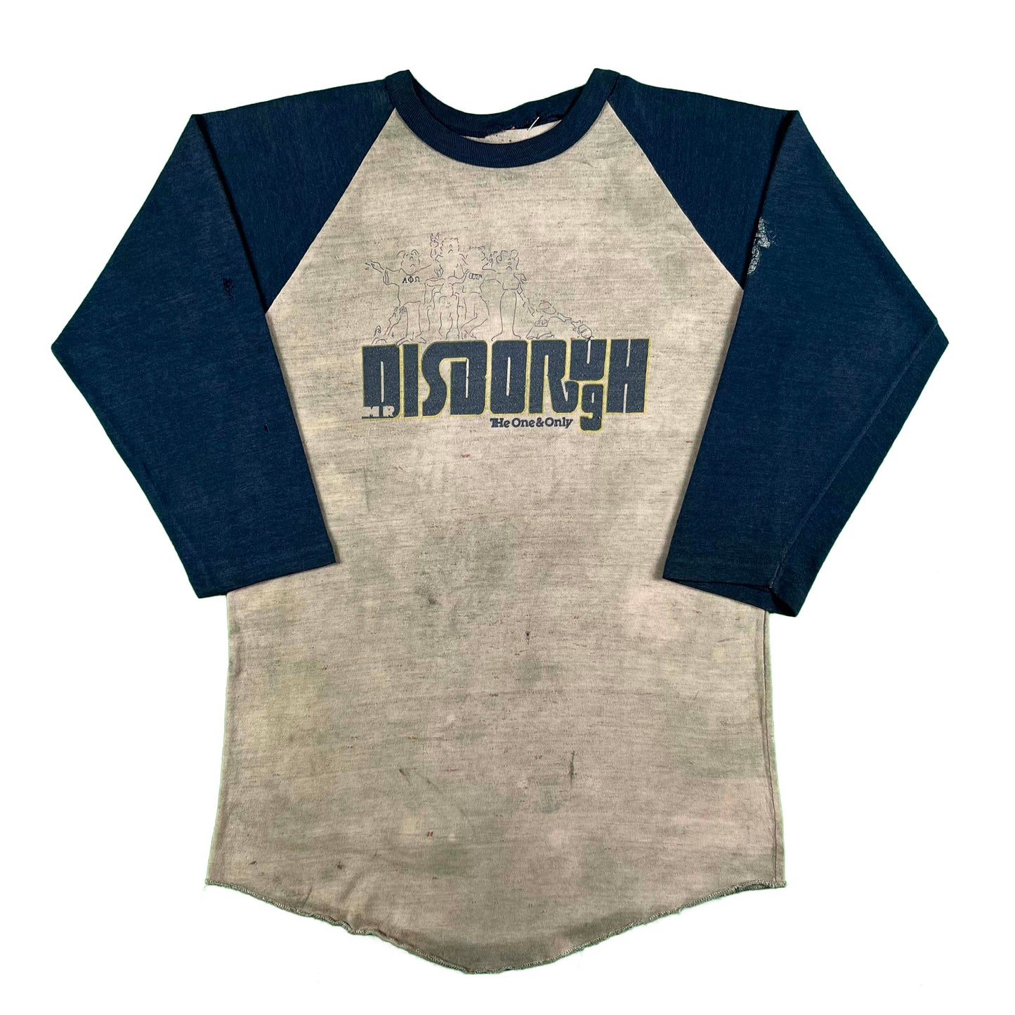 80s Funky Frat Raglan Tee- S