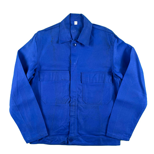90s French Zip Up Work Jacket- M/L