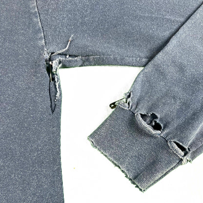 00s Perfectly Worn Dungeness Crab Lager Long Sleeve Tee- S