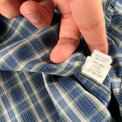 2002 Gap Plaid Cotton Shirt- S
