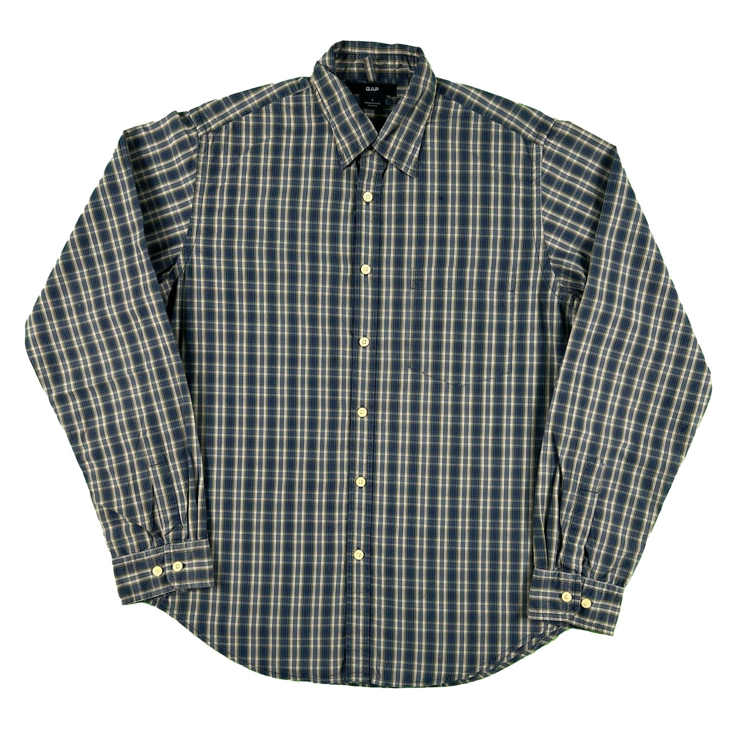 2002 Gap Plaid Cotton Shirt- S