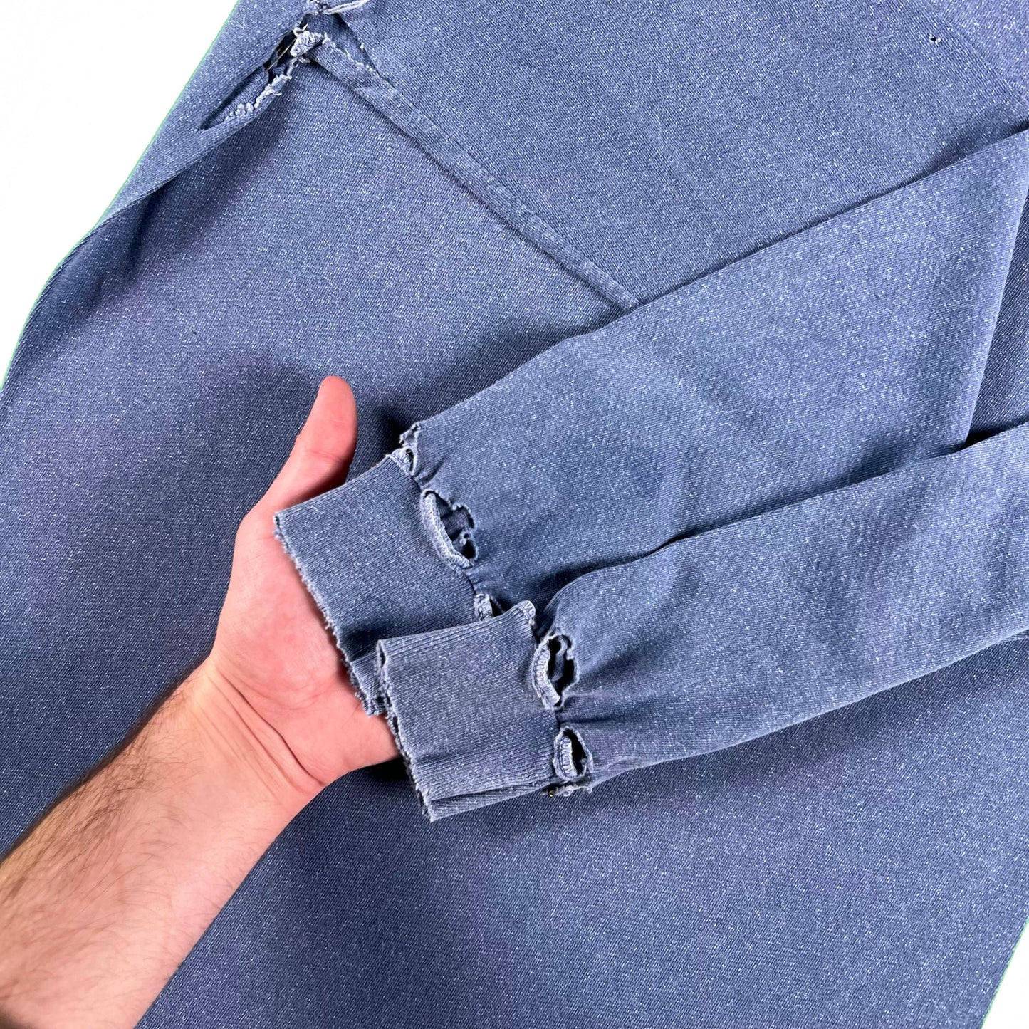 00s Perfectly Worn Dungeness Crab Lager Long Sleeve Tee- S