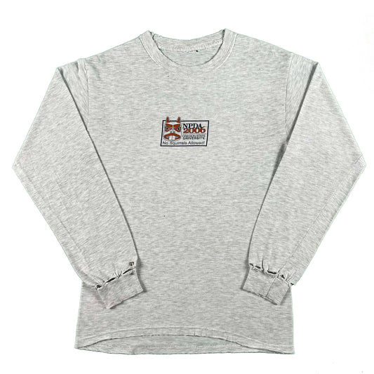 00s Perfectly Worn Oregon State No Squirrels Long Sleeve Tee- S