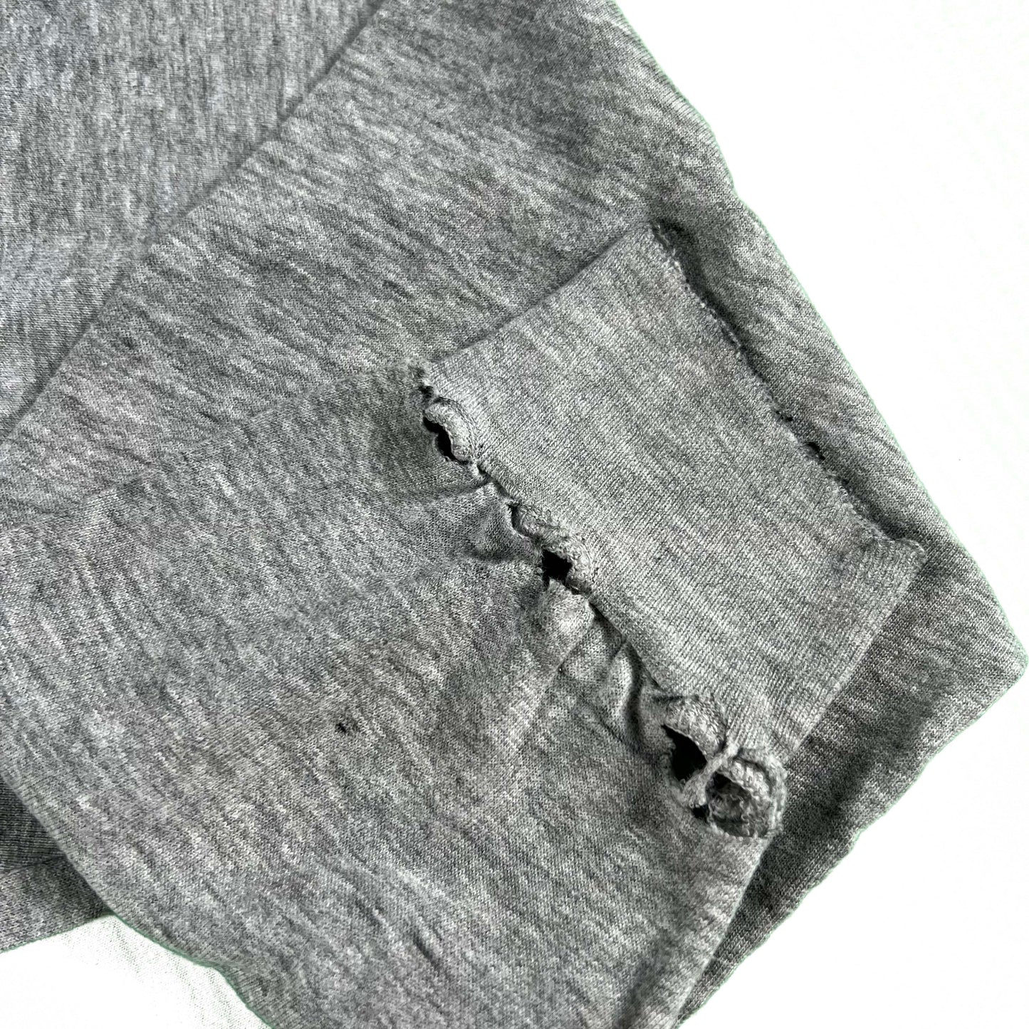 00s Perfectly Worn Threadbare Softball Long Sleeve Tee- M