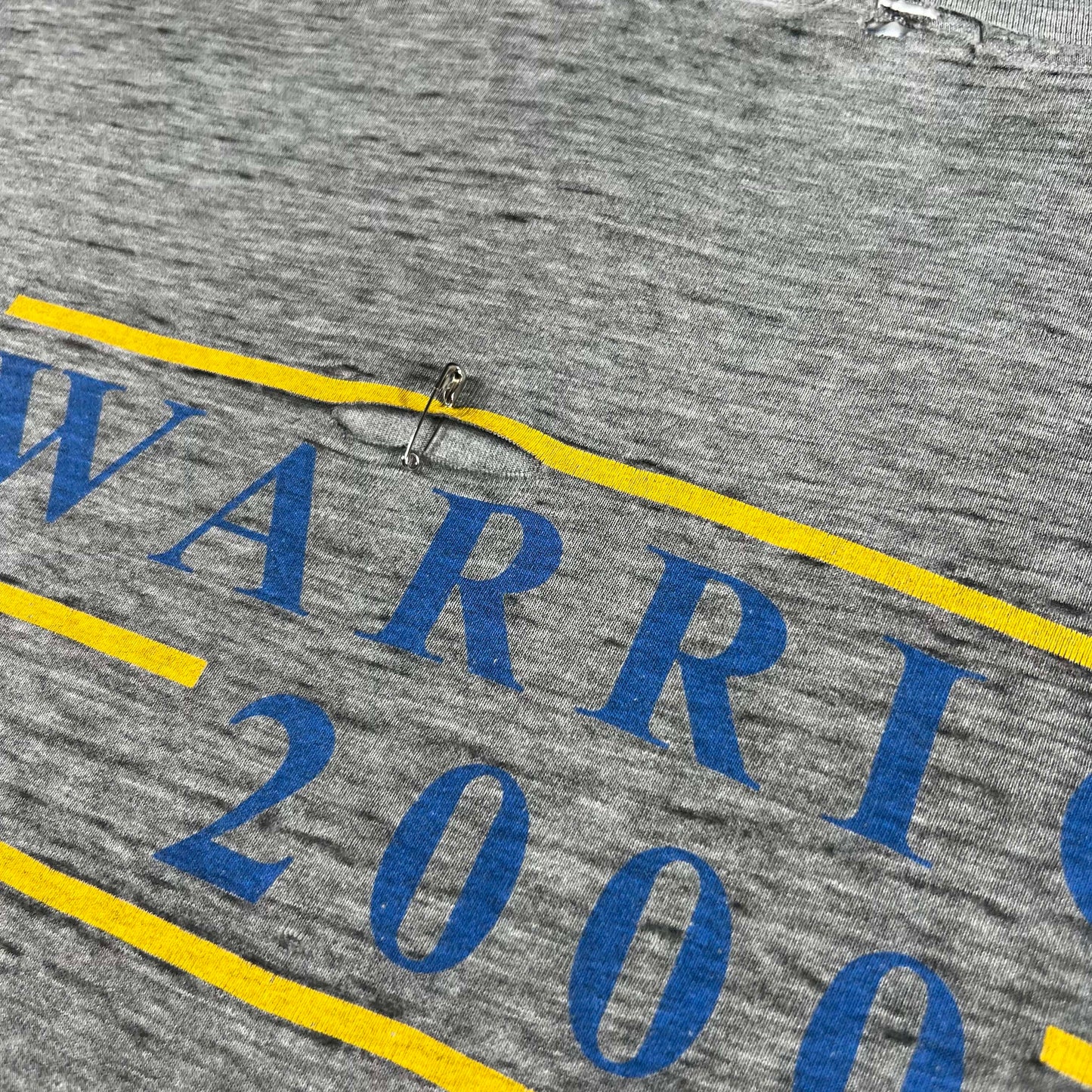 00s Perfectly Worn Threadbare Softball Long Sleeve Tee- M