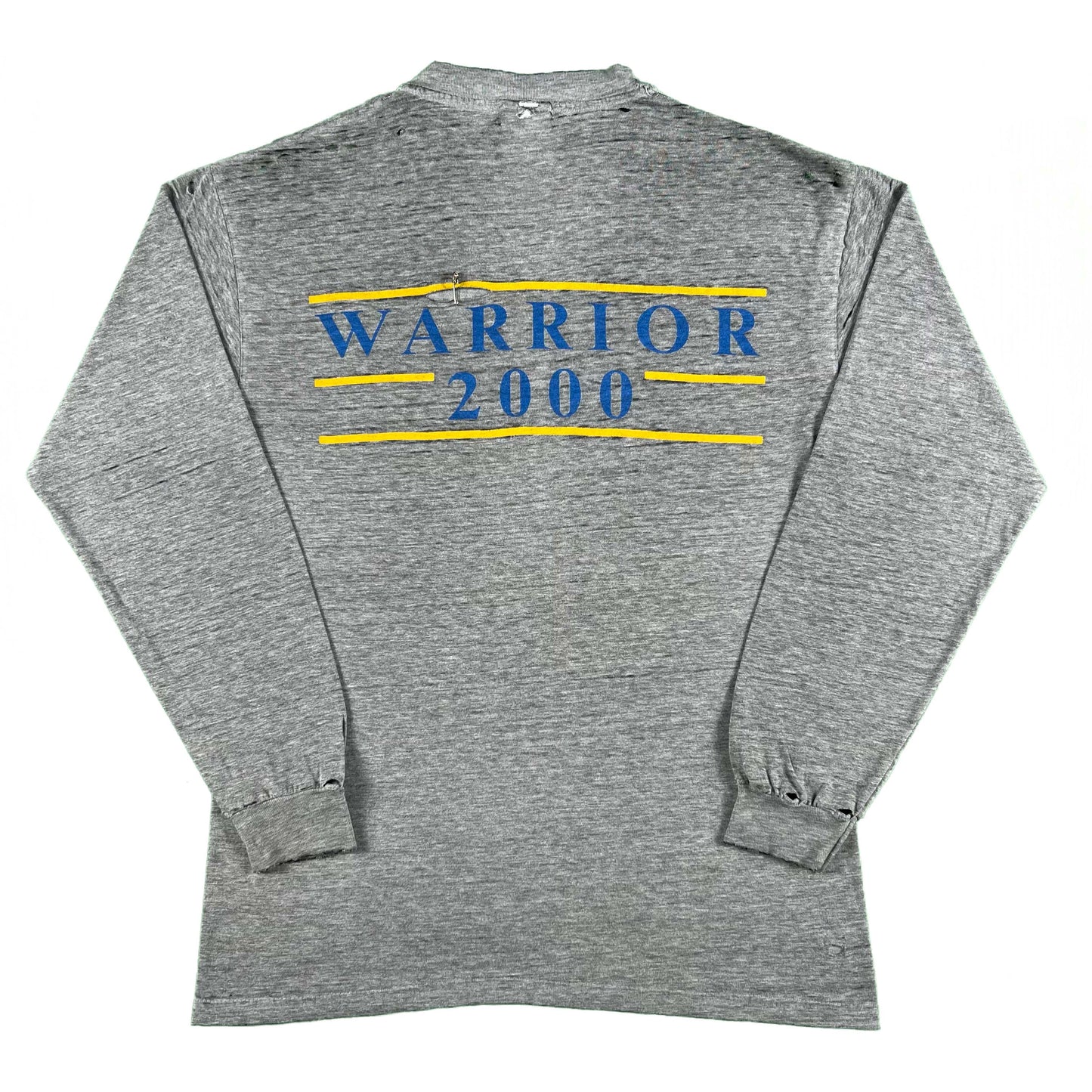 00s Perfectly Worn Threadbare Softball Long Sleeve Tee- M