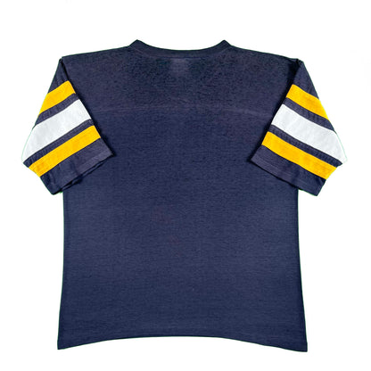 90s Sun Faded & Paper Thin Notre Dame Jersey Tee- M