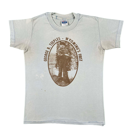 80s George B. Teeples Wyoming Tee- XS