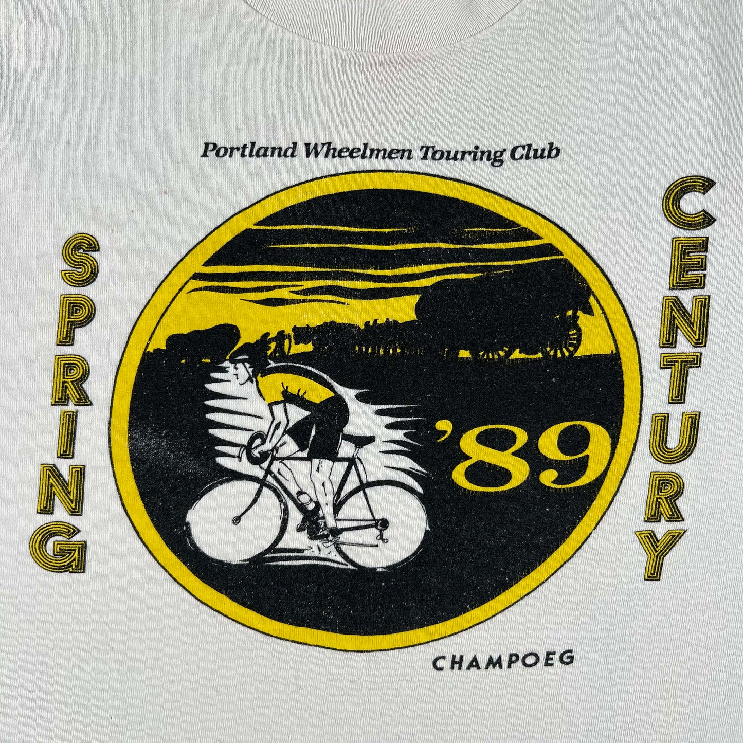 80s Portland Wheelmen Touring Club Cycling Tees- SELECT TEE