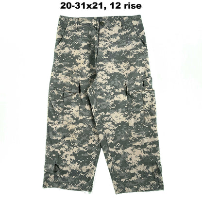 Vintage Chopped Baggy Army Camo Cargo Shorts- SELECT PAIR