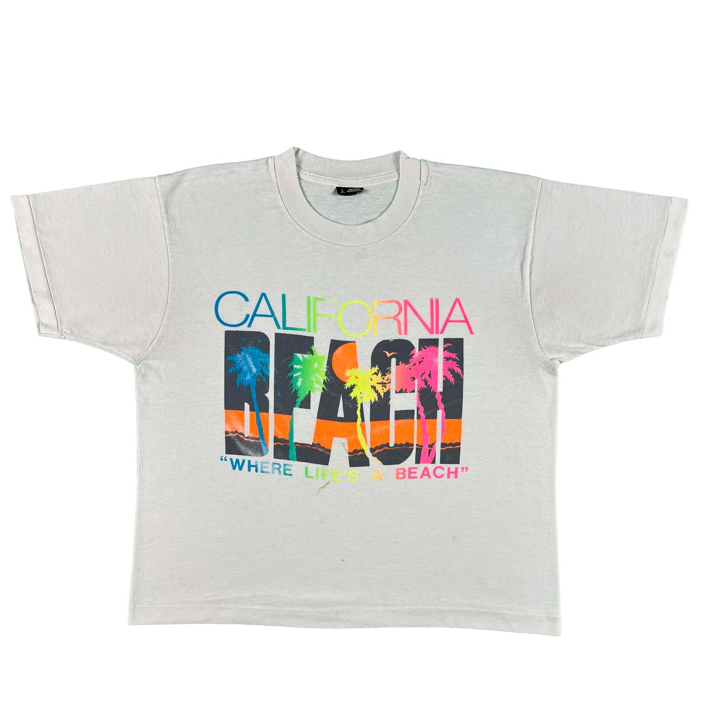 80s/90s "Where Life's A Beach" California & Mexico Tees- SELECT TEE
