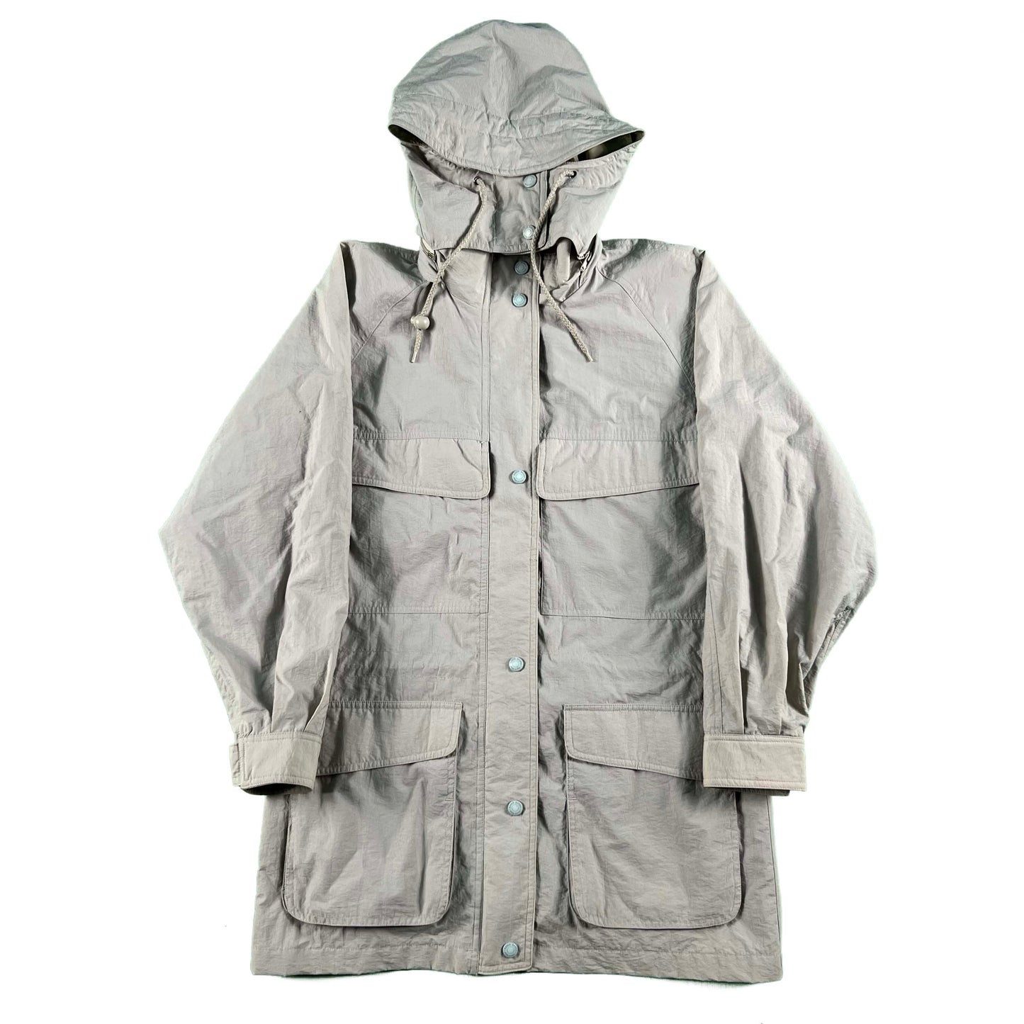 90s Eddie Bauer Nylon Hooded Jacket- XS
