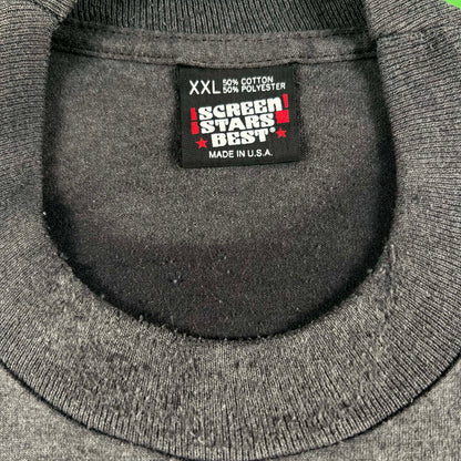 90s Super Sun Faded Black Sacramento Mini-Wheels Tee- XXL