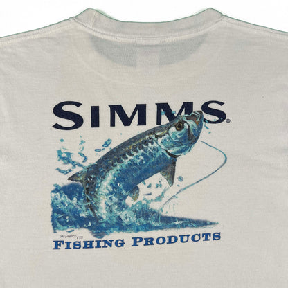 00s Simms Tarpon Fly Fishing Long Sleeve Tee- L