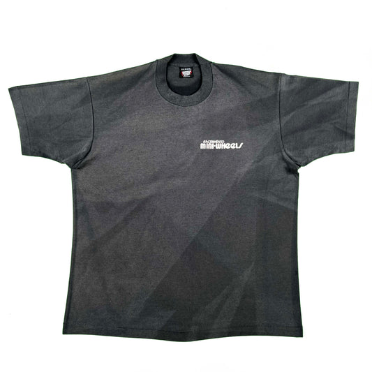 90s Super Sun Faded Black Sacramento Mini-Wheels Tee- XXL