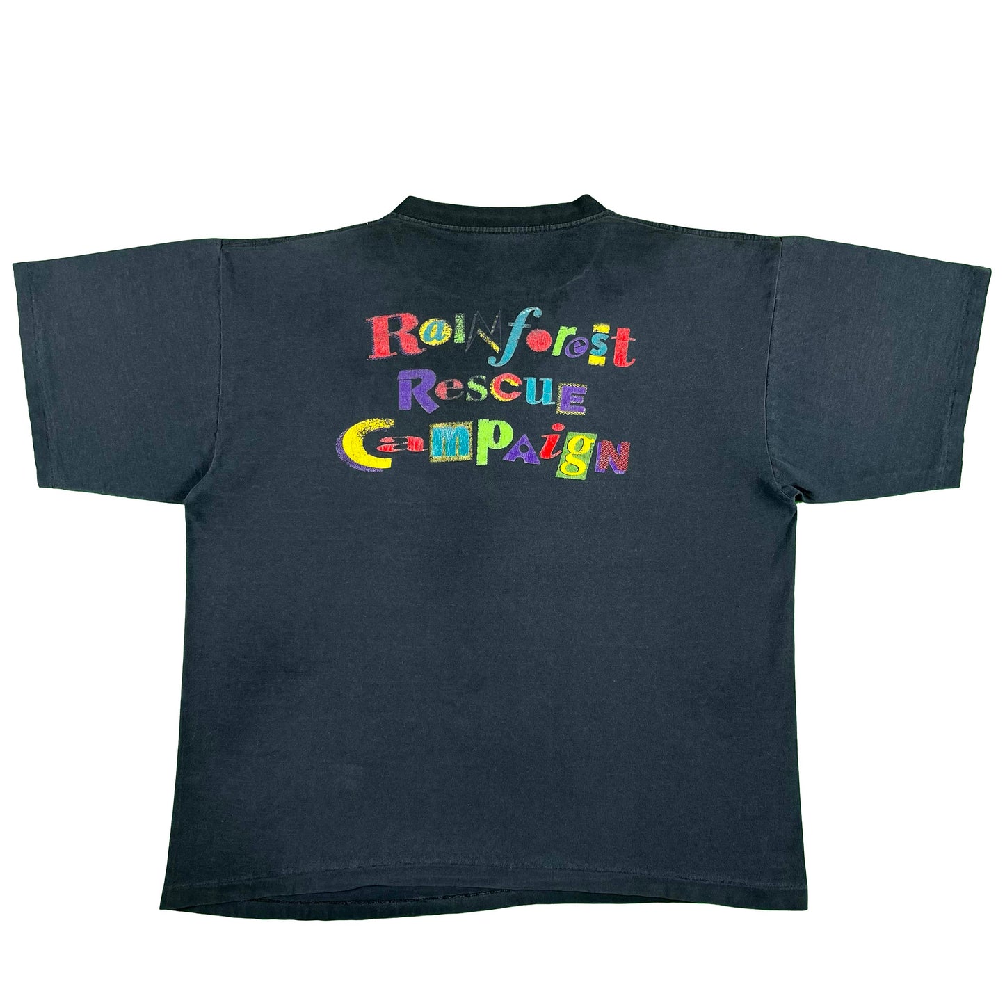 90s Rainforest Rescue Campaign Bat Tee- XXL