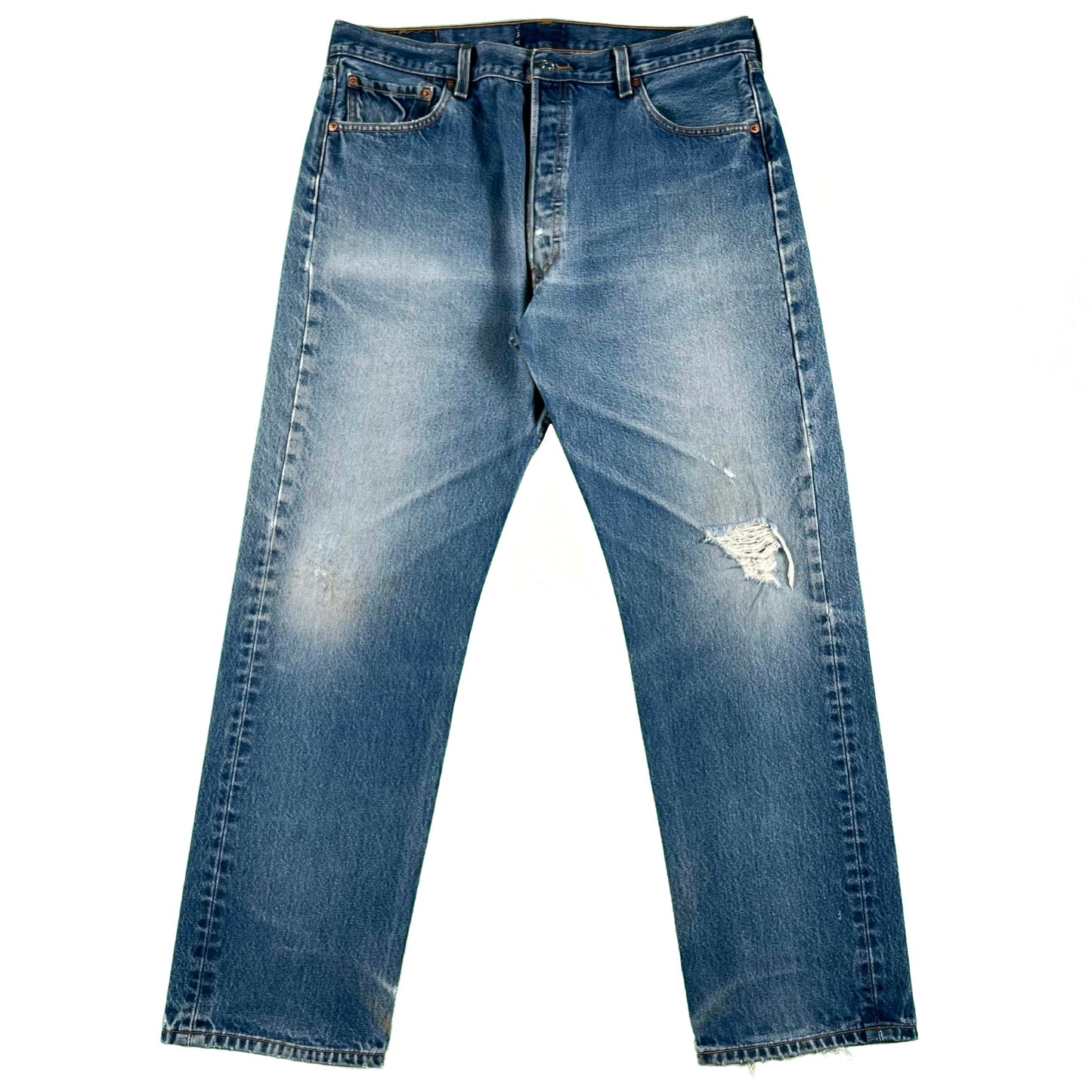 00s Beautifully Faded Levi's 501 Denim- 35x30