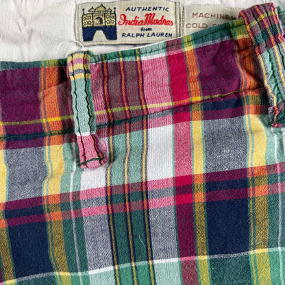 Polo Ralph Lauren Madras Plaid Shorts- SELECT PAIR