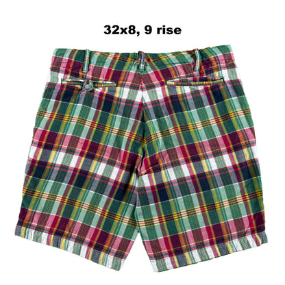 Polo Ralph Lauren Madras Plaid Shorts- SELECT PAIR