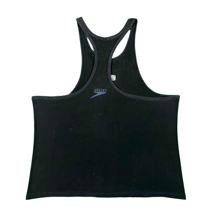 90s Sun Faded Black Speedo Tank Top- XL