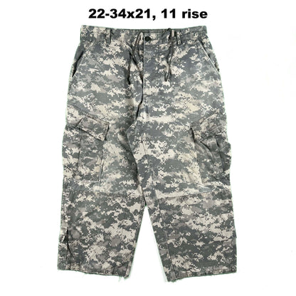 Vintage Chopped Baggy Army Camo Cargo Shorts- SELECT PAIR