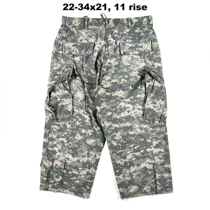 Vintage Chopped Baggy Army Camo Cargo Shorts- SELECT PAIR