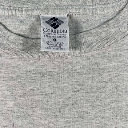 90s Columbia 'Smallest of the School' Fishing Tee- XL