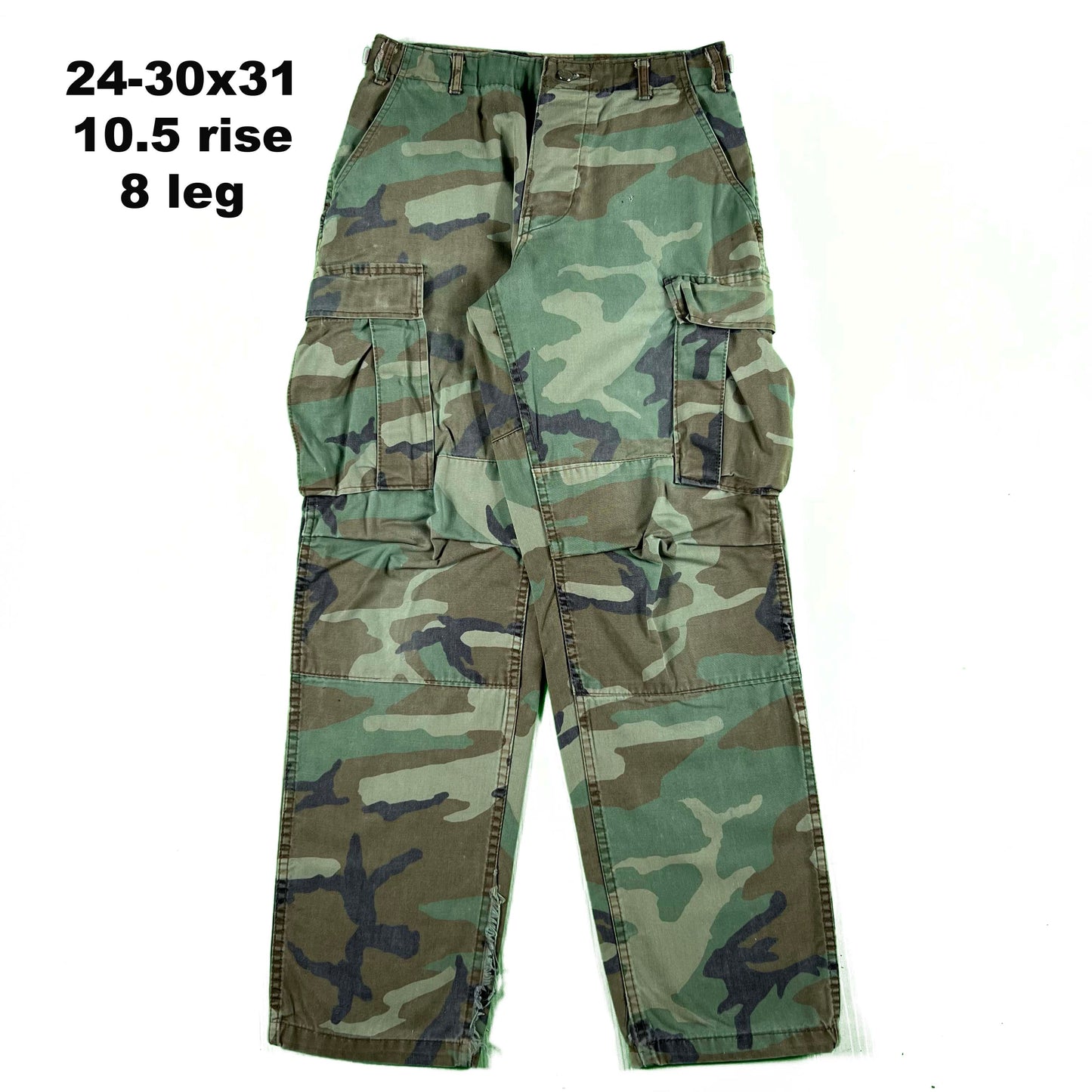 Vintage Woodland Camo Army Cargo Pants- SELECT PAIR