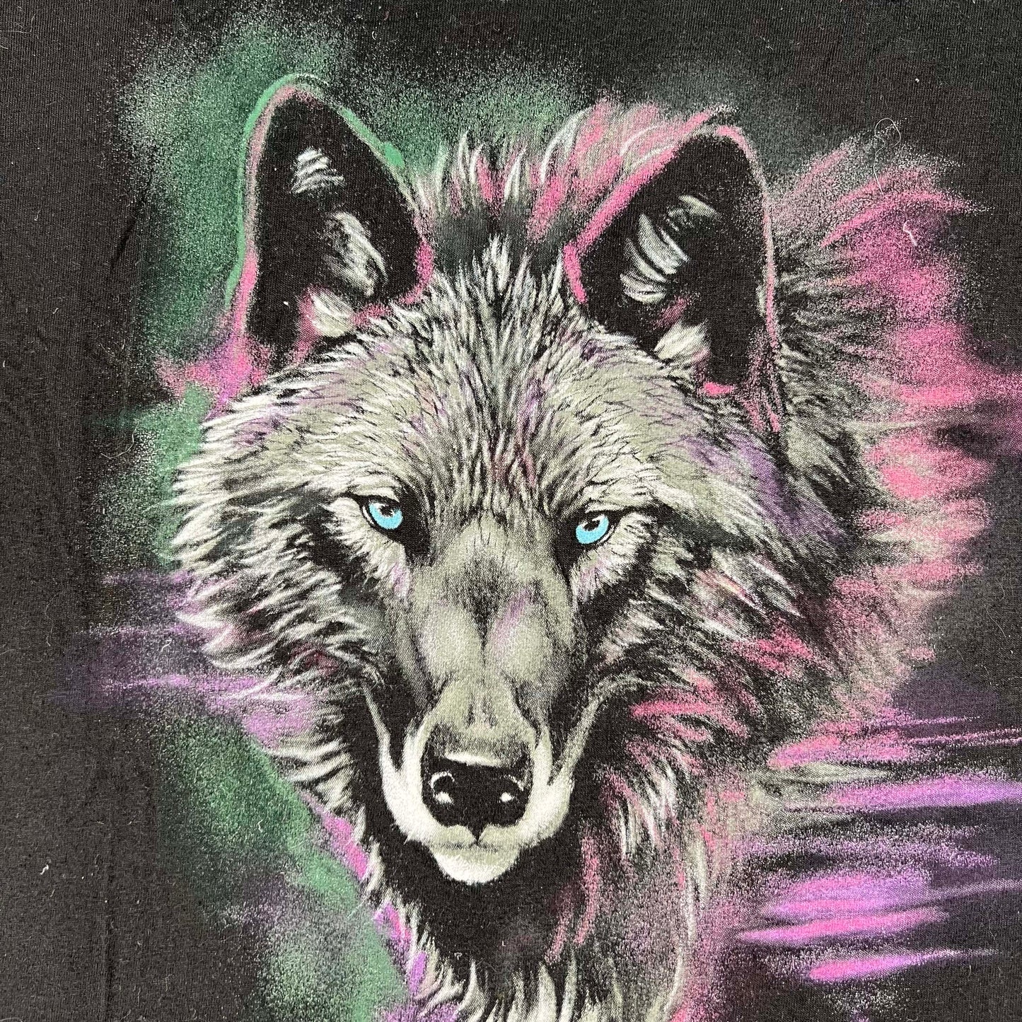90s Big Single Stitch Wolf Tee- XXL