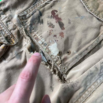 00s Abercrombie & Fitch Double Front Painter's Cargos- 34x32