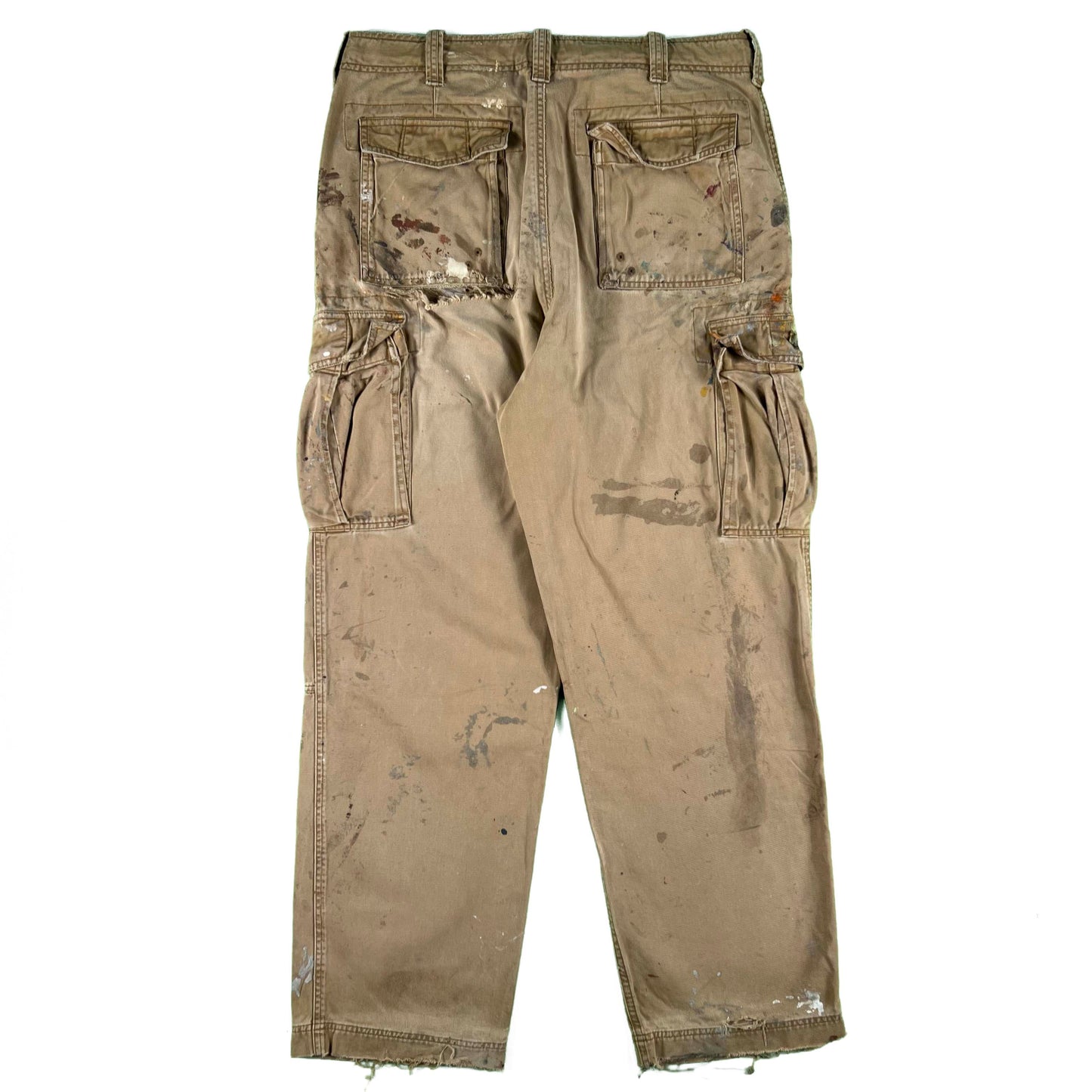 00s Abercrombie & Fitch Double Front Painter's Cargos- 34x32