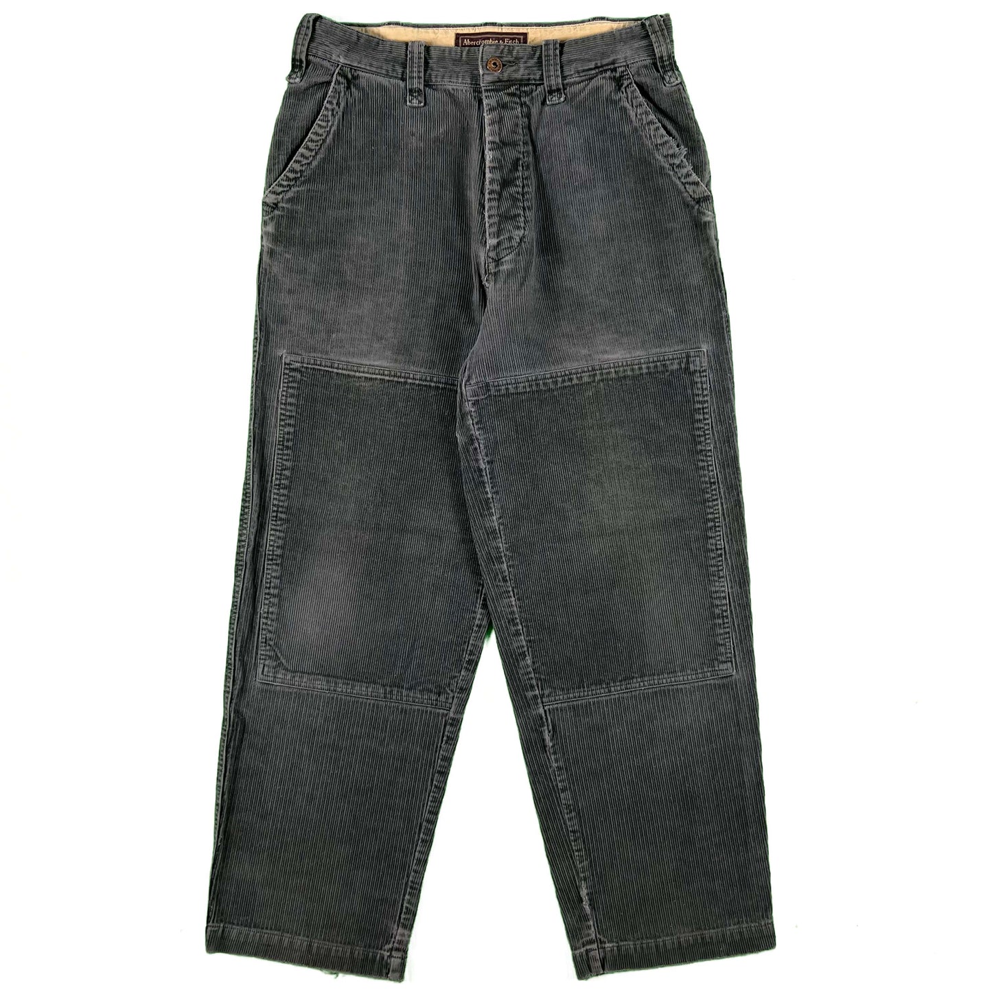 00s Abercrombie & Fitch Double Front Corduroy Pants- 31x29