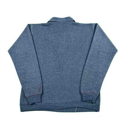 70s/80s Hands Off 1/4 Zip Sweatshirt- S
