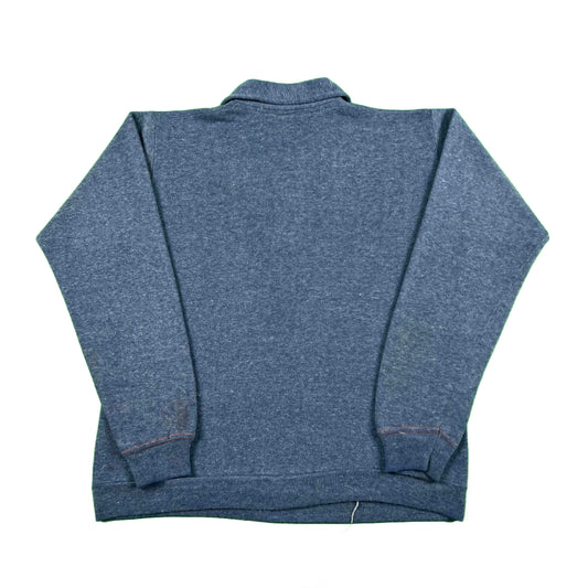 70s/80s Hands Off 1/4 Zip Sweatshirt- S