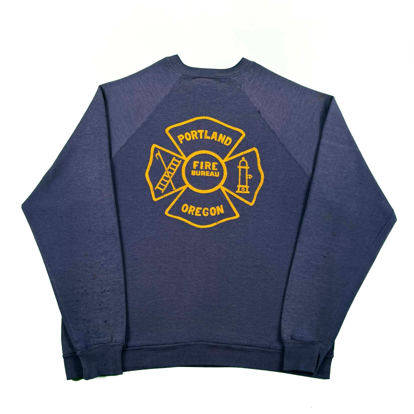 80s Sun Faded Portland Fire Bureau Sweatshirt- XL