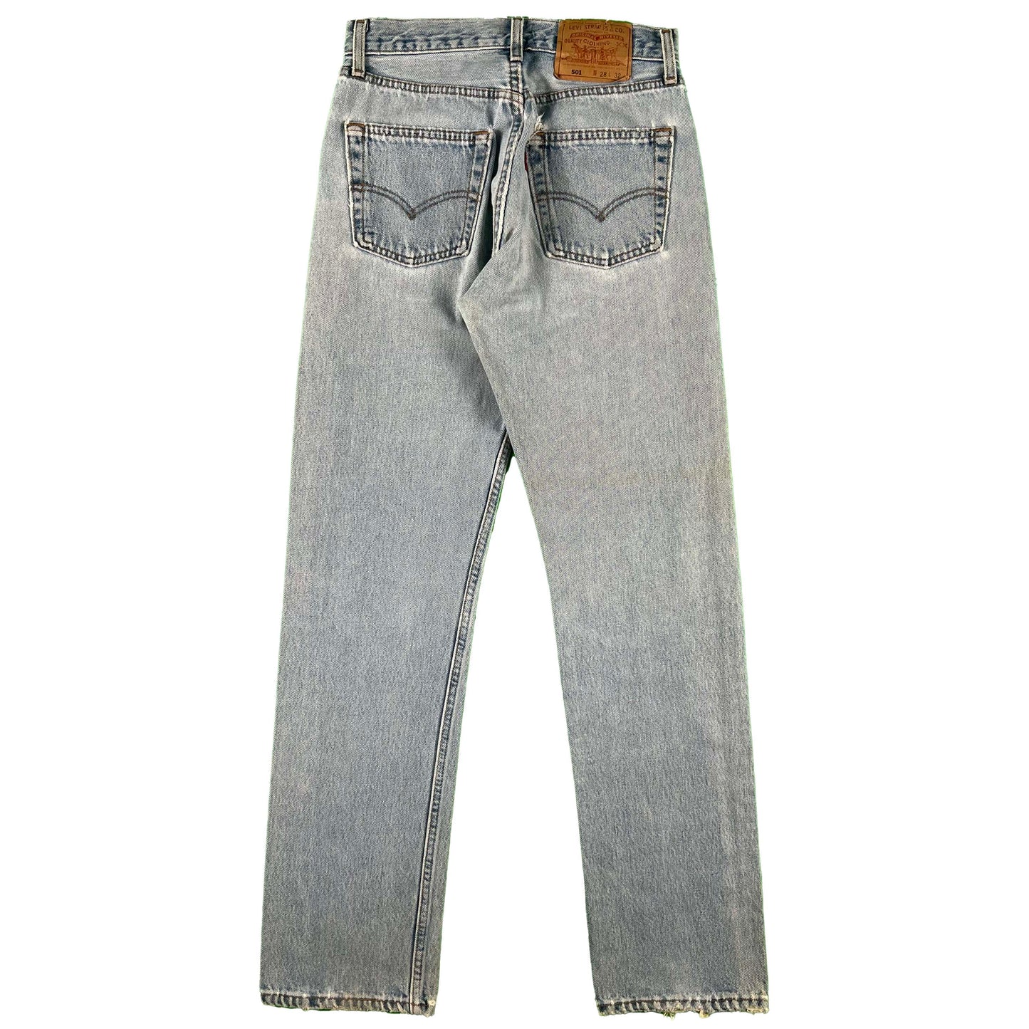 90s Light Wash Levi's 501 Denim- 26x31