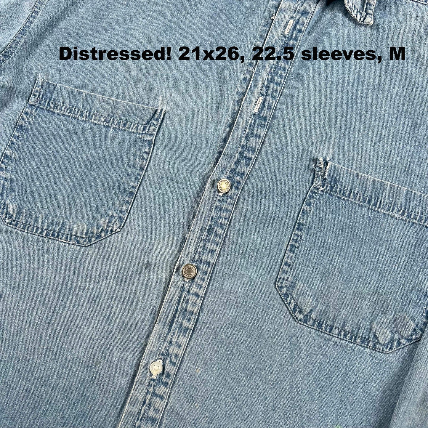 Vintage Denim Button Up Shirts- SELECT SHIRT
