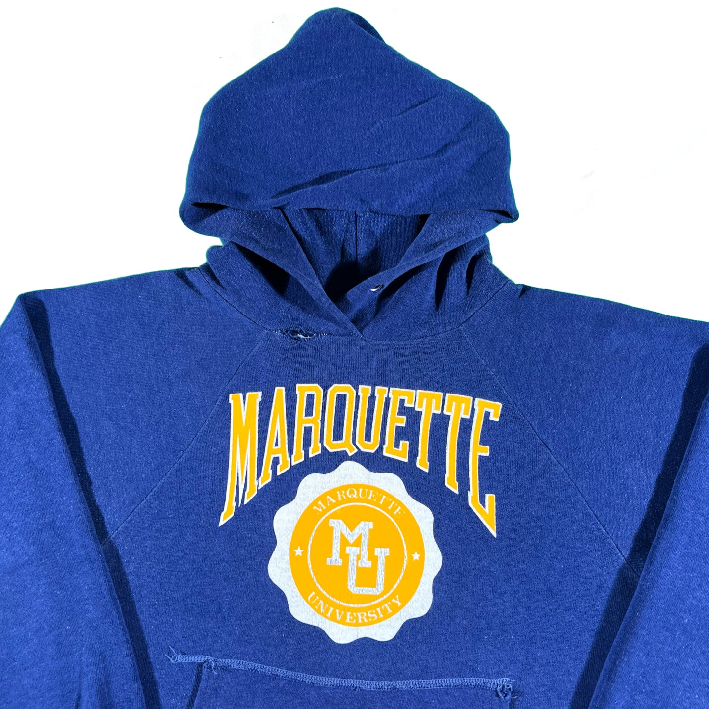 70s Marquette Sun Faded Hoodie- S