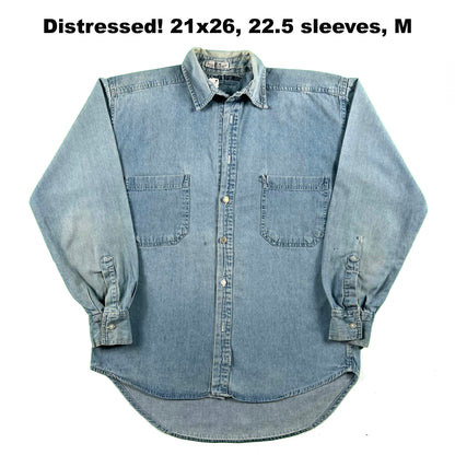 Vintage Denim Button Up Shirts- SELECT SHIRT