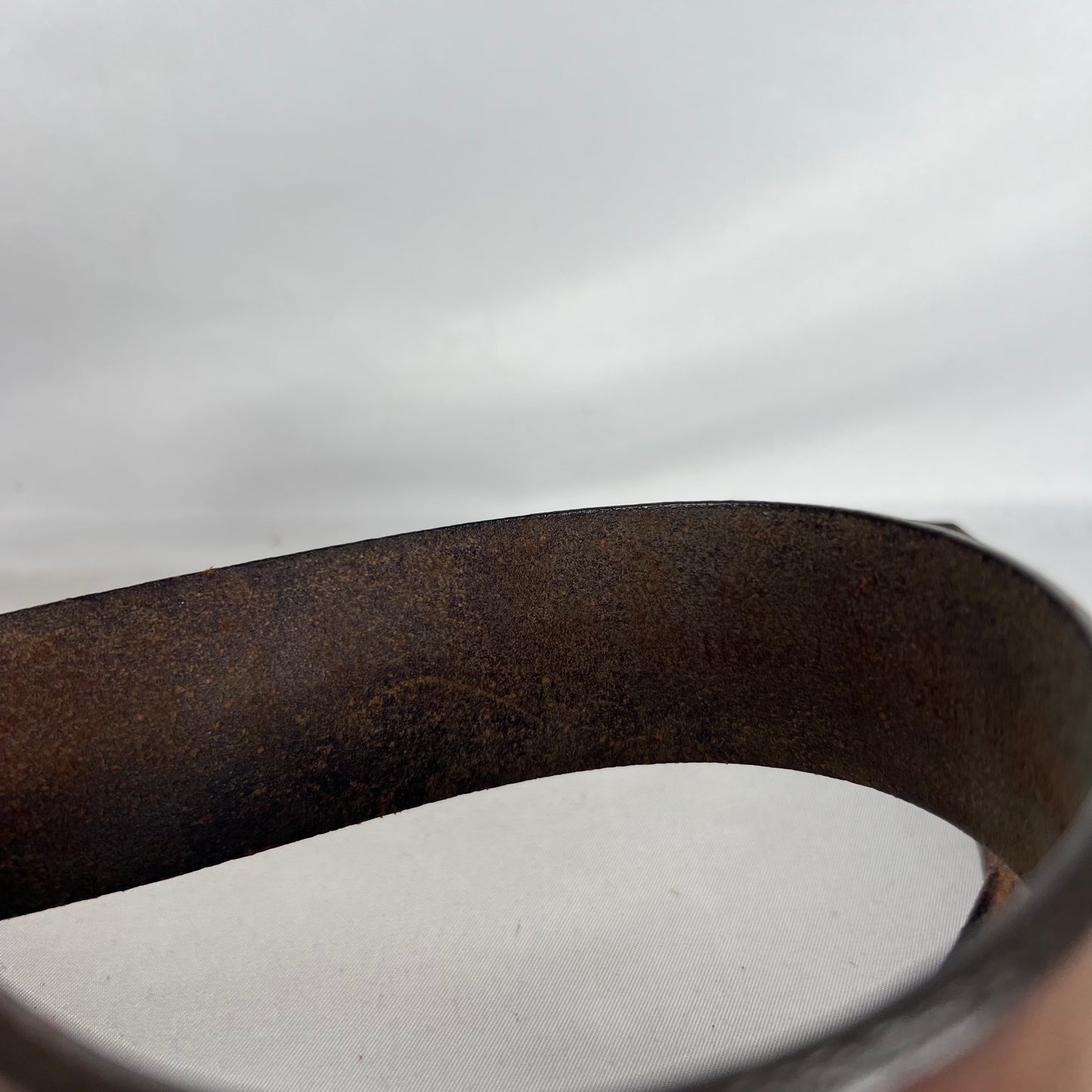 REI Patina Brown Leather Belt- 32"-36"