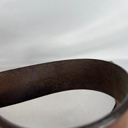 REI Patina Brown Leather Belt- 32"-36"