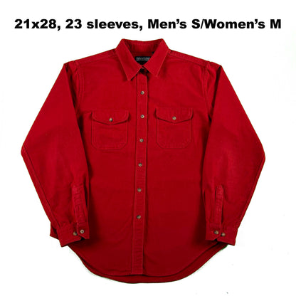 Vintage Lands' End 100% Cotton Chamois Shirts- SELECT SHIRT