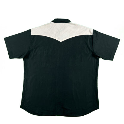 90s Skulls & Revolvers Pearl Snap Shirt- XL