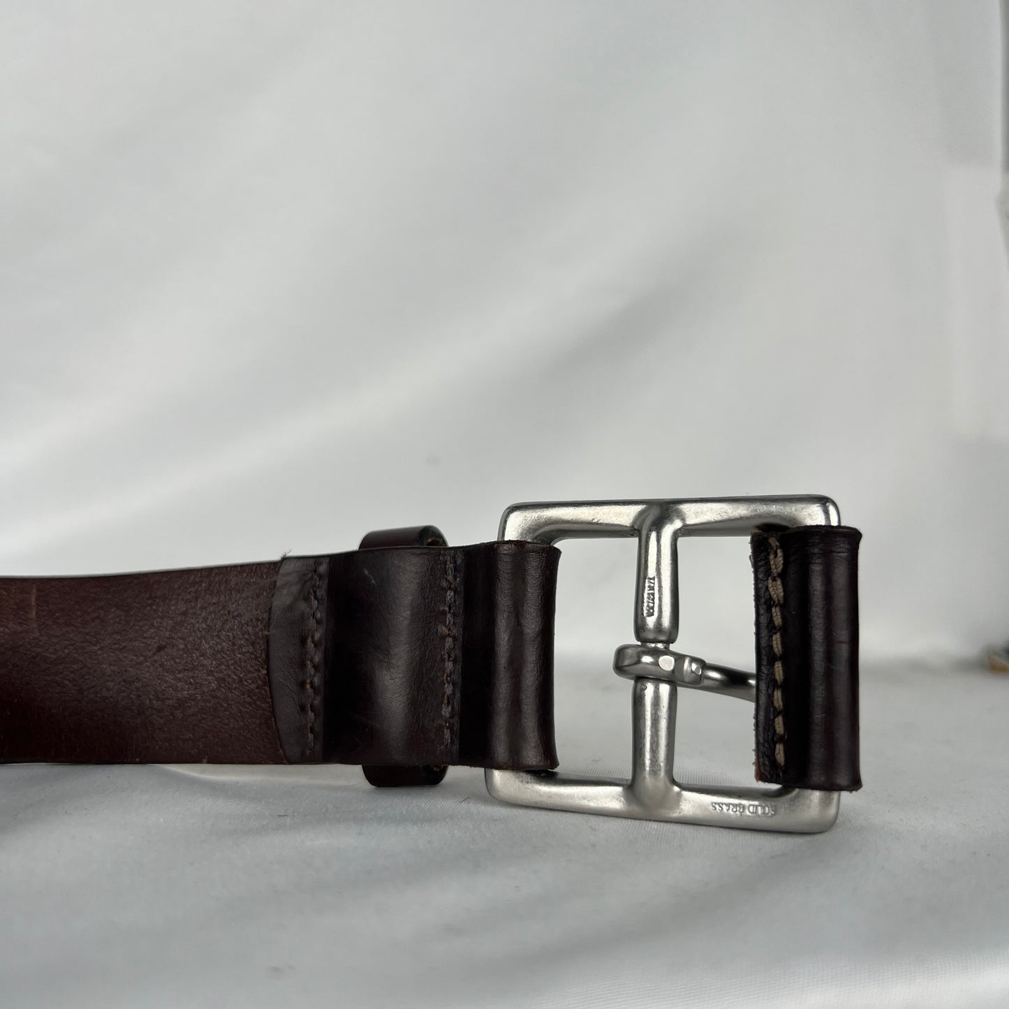 90s Banana Republic Brown Leather Belt- 40"