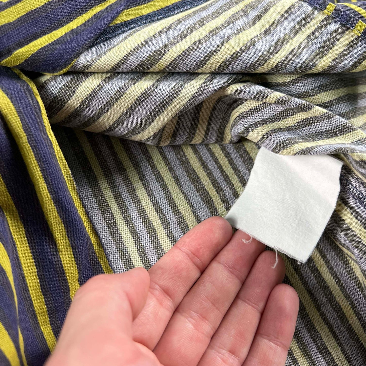 90s Striped marimekko Shirt- XL